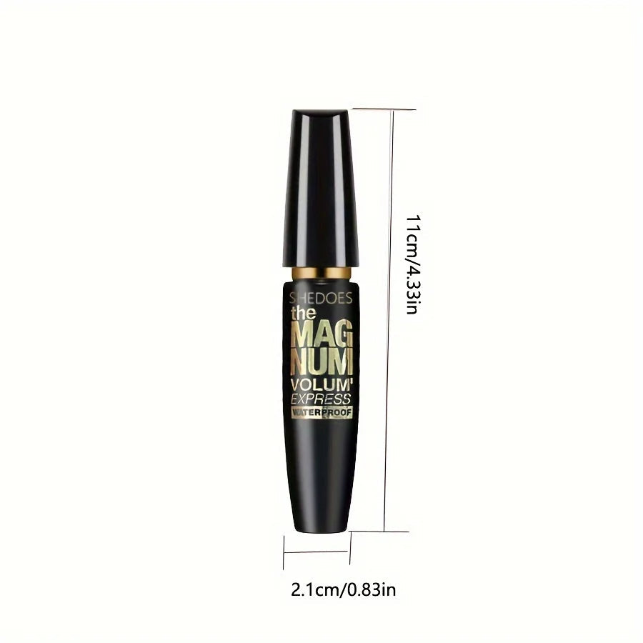 4D Black Mascara Thickening, Lengthening, Curling, Waterproof Liquid Fiber Mascara Good Vibrations