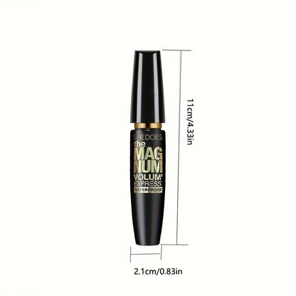 4D Black Mascara Thickening, Lengthening, Curling, Waterproof Liquid Fiber Mascara Good Vibrations