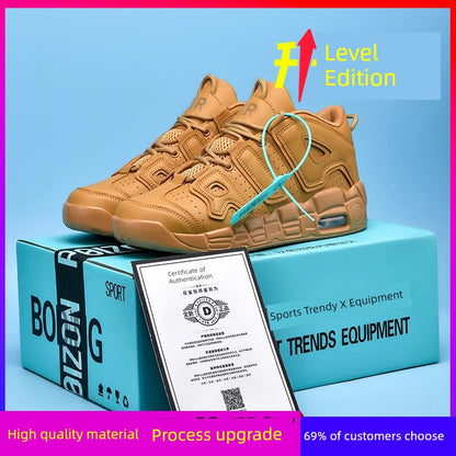 Putian Pippen Big Air Basketball Men's Shoes Trendy Casual Cushion Damping Youth Actual Combat Abrasion Resistant Sports Sneakers Good Vibrations