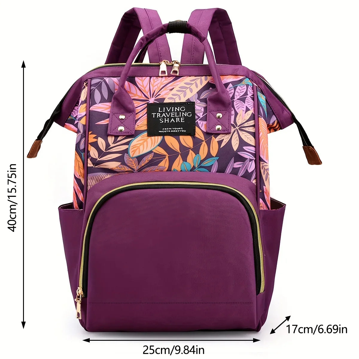 Fashionable Women Backpack with Large Capacity for Traveling Stylish Mommy Bag Heavy-duty Easy To Carry Wide Range of Uses Good Vibrations