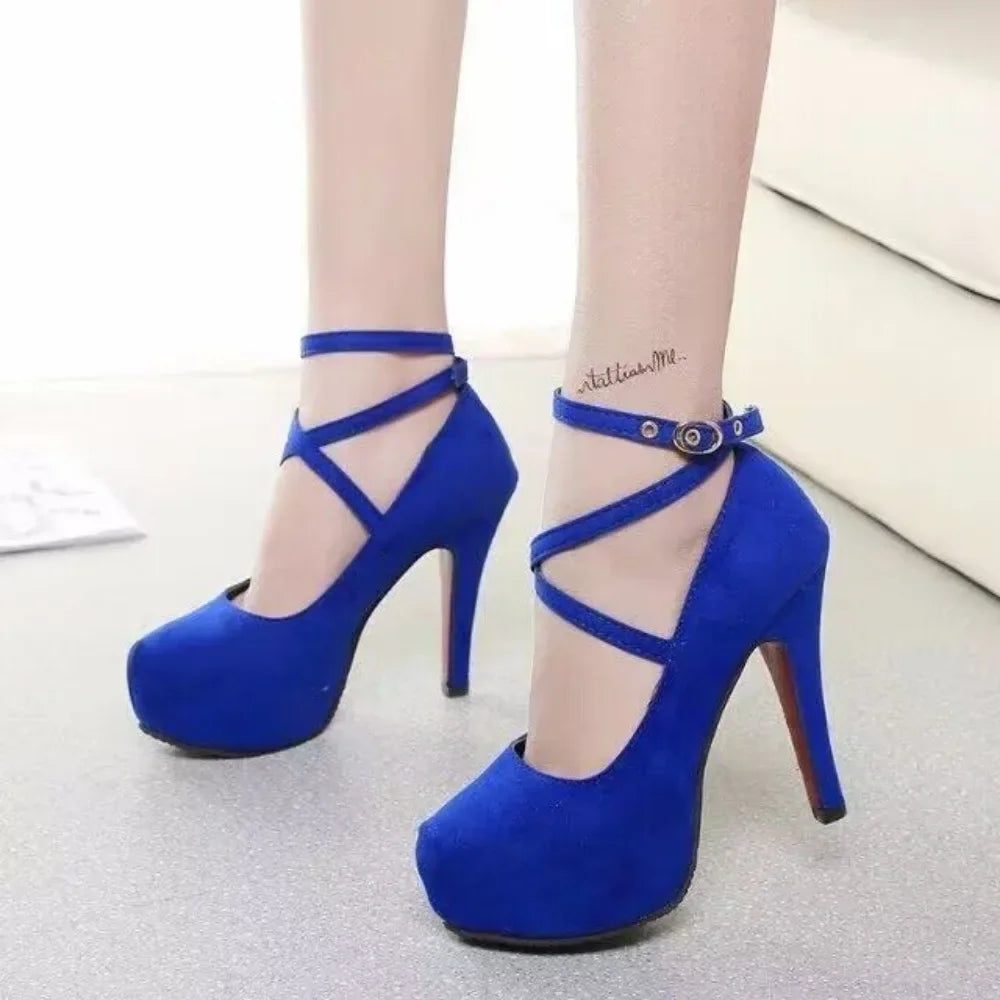 High Heels Women Summer Shoes Women Pumps Platform Heels Luxury Designer Shoes Sexy Thin Heel Wedding Shoes Zapatos De Mujer Good Vibrations