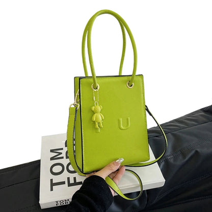 2026 Small Square Bag Women New Handbag Fashion Shoulder Casual Crossbody Solid Color Mobile Phone Bag Good Vibrations