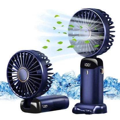 New Electric Fan Portable Air Conditioner Mini Cooler Rechargeable Neck Fans for Home Free Shipping Hand Usb Conditioning Blades Good Vibrations