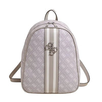 2025 Trendy Casual Simple Old Fashioned Printed Backpack for Women - Spacious Design, Multi - Compartment, Perfect for Daily Use Good Vibrations