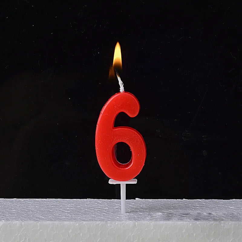 1Pcs Gold Happy Birthday Number Cake Candles 0 1 2 3 4 5 6 7 8 9 Cake Topper Kids Girls Boys Bar Baby Party Supplies Decoration Good Vibrations