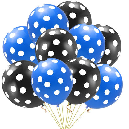 20pcs Polka Dot Balloons Globes 12Inch Pink Blue Latex Polka Dot Balloon Multicolor Wedding Birthday Party Festival Decoration Good Vibrations