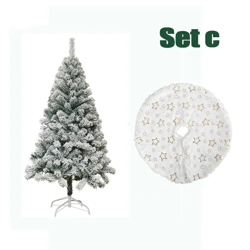 Christmas Tree PVC Artificial Snow Christmas Tree Cedar Christmas Tree Mall Window Decoration Tree Christmas Decoration Supplies Good Vibrations