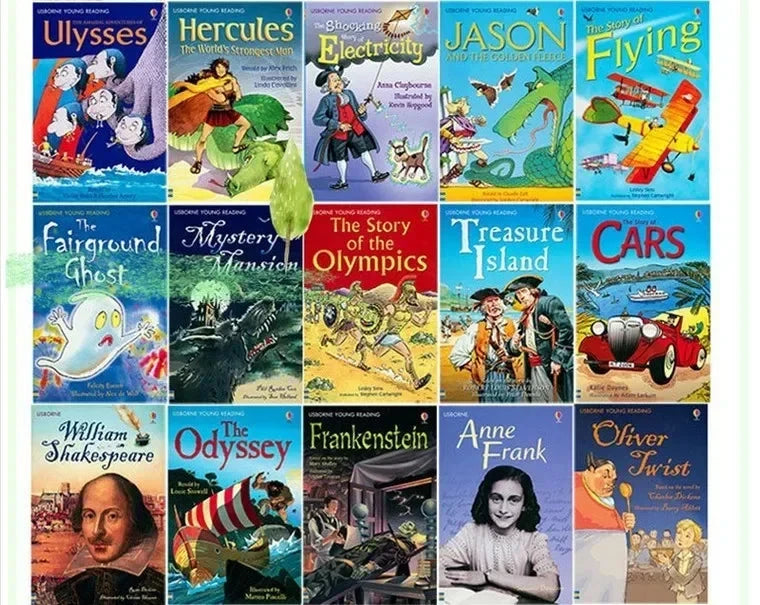 The Usborne 1st 2nd 3rd 4th Reading Collection Library English Picture Book Learning Education Help Children Grow As A Reader Good Vibrations