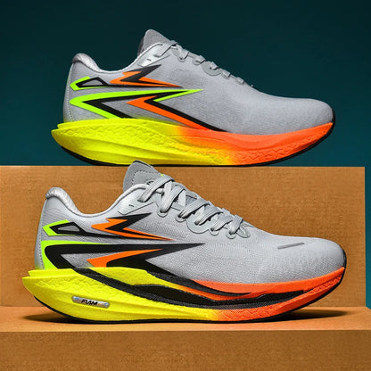 Running Shoes Men Casual Carbon Board Marathon Sports Breathable Lightweight Women's Comfortable Athletic Antiskid Sneakers Good Vibrations