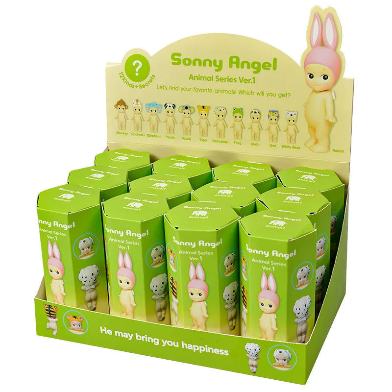 Sonny Angel Animal Blind Box 20th Anniversary Harvest Series Fruit Angel Anime Figures Dolls Toy For Children's Christmas Gift Good Vibrations