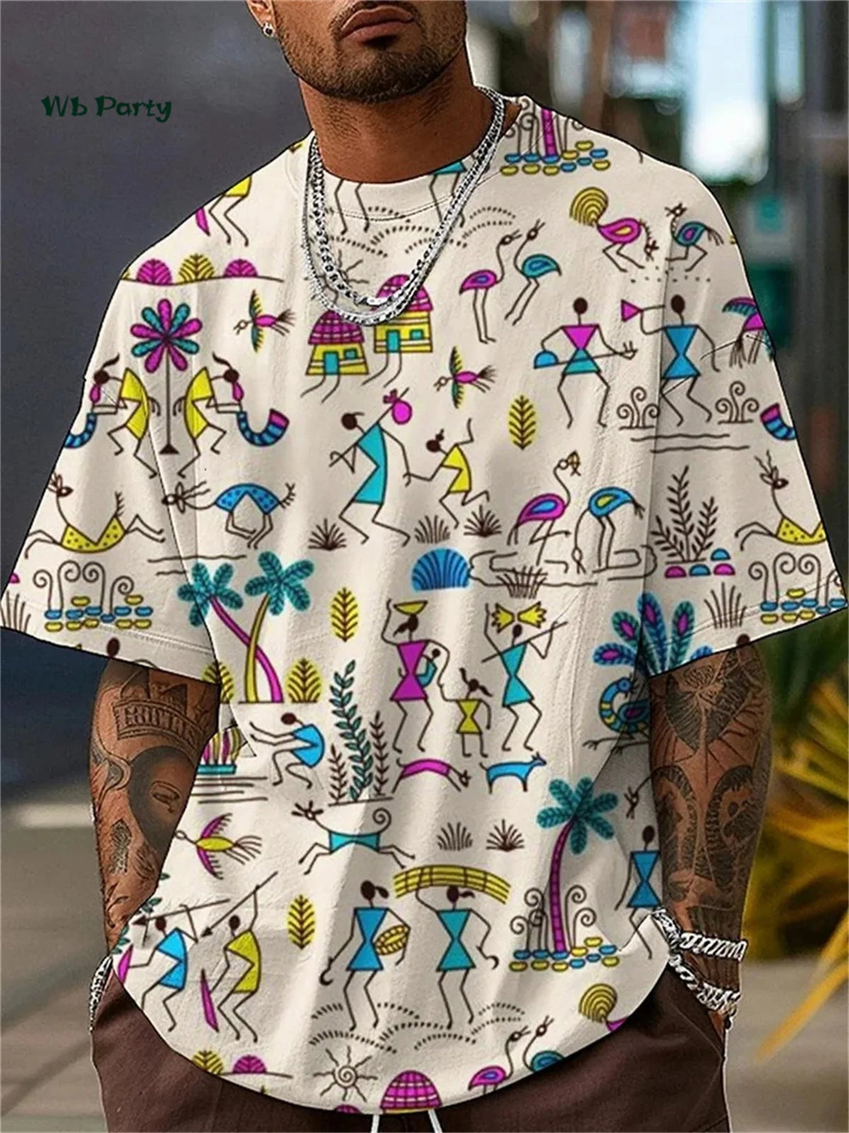Cat Pattern Men's T-Shirt 3D Print Funny Animal Short Sleeve T-Shirt Oversized Tops Summer Daily Outdoor Casual Men's Clothing Good Vibrations