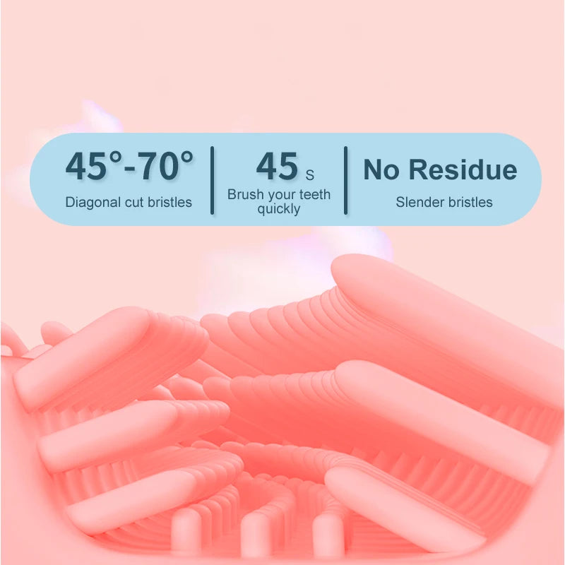 Sonic Electric Toothbrush Kids U-shaped Smart 360 Degrees Ultrasonic Tooth Brush Teeth Whitening For Children IPX7 Waterproof Good Vibrations