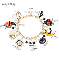 Horror Charms Bracelet Halloween Figure Pendant Bangles Bracelets for Women Men Jewelry Collection Gift Good Vibrations