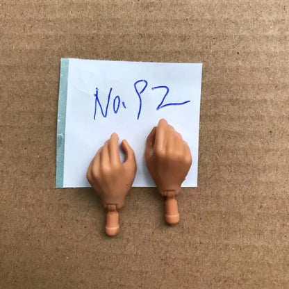 New Original Replacement Doll Hands Monstering High Doll Toy Parts Black Gray Yellow Blue Fishman Doll Hands DIY Toy Accessories Good Vibrations