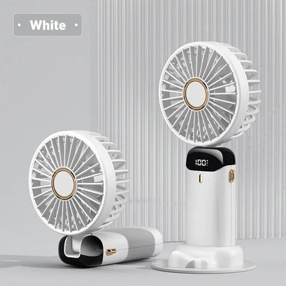 New Electric Fan Portable Air Conditioner Mini Cooler Rechargeable Neck Fans for Home Free Shipping Hand Usb Conditioning Blades Good Vibrations
