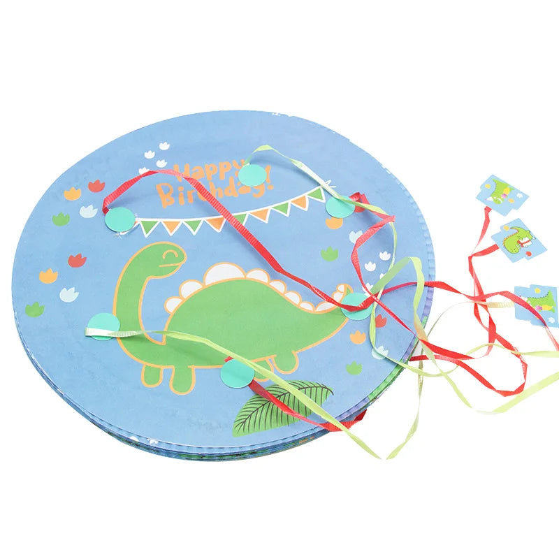 1pcs Dinosaur Party Theme Pinatas Boy Girl Kids Favor Piñata Birthday Party Decoration Baby Shower Toys DIY Paperboard Pinata Good Vibrations