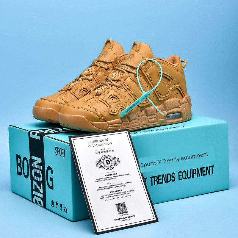 Putian Pippen Big Air Basketball Men's Shoes Trendy Casual Cushion Damping Youth Actual Combat Abrasion Resistant Sports Sneakers Good Vibrations