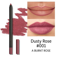 12 Color Matte Brown Lip Liner Waterproof Long Lasting Moisturizing Sexy Lip Pencil Women Natural Lipstick Makeup Lip Cosmetics Good Vibrations