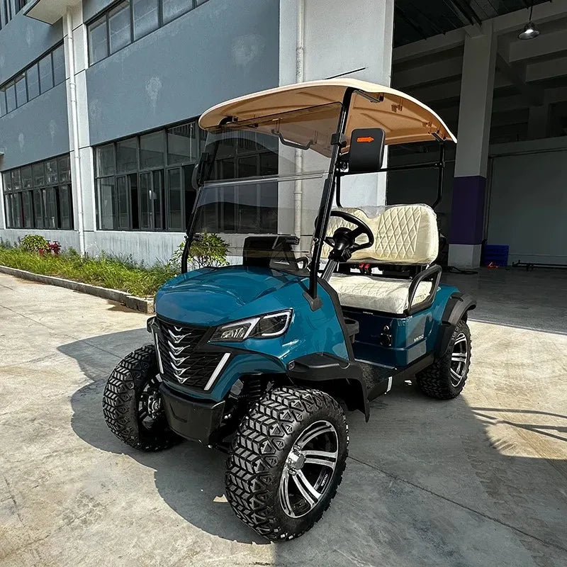 2/4/6/8 Seats Hunting Golf Cart Street Legal Electric off Road Golf Carts Car Buggy Golf Scooter Gocart Good Vibrations