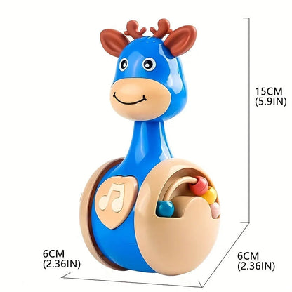 Roly Poly Baby Toys 6 to 12 Months, Tumbler Wobbler Toys for Infant Boy Girl - Perfect for Learning to Climb & Early Education! Good Vibrations