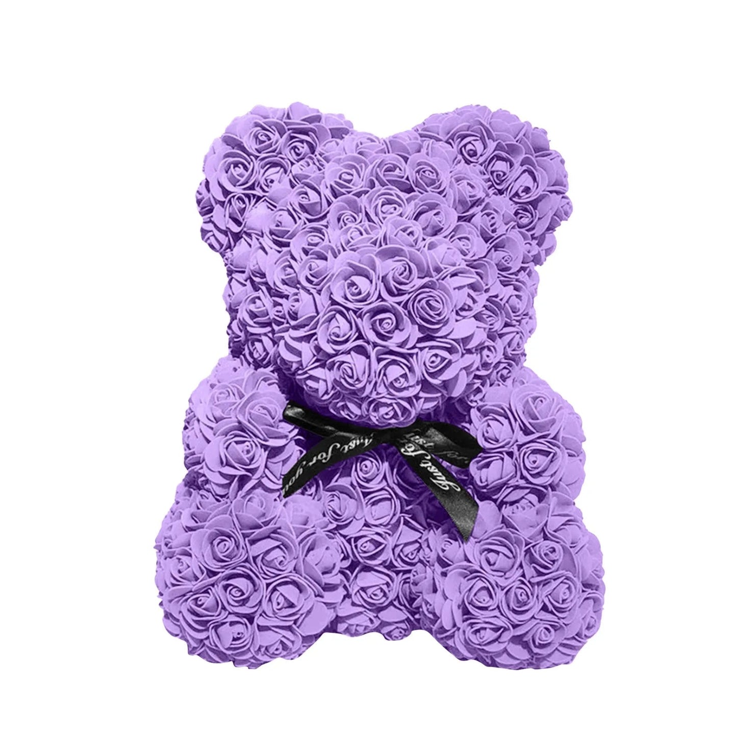 Rose Bear NEW Valentines Day Gifts 25cm Flower Bears Artificial Floral Decorations Mother' DAY Gift For Girlfriend Festival And Good Vibrations