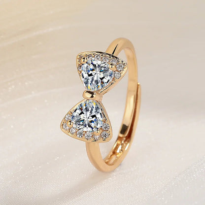925 Sterling Silver Ring Hot AAA Zircon adjustable Size Engagement Rings For Women Wedding Ring Party Fashion Nice Jewelry Gift Good Vibrations