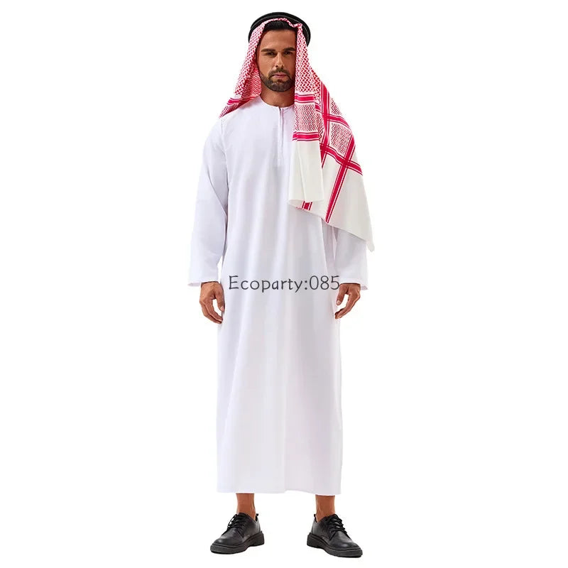 Middle East Arabic Style Costume Suit Robes Men and Women Dubai Tycoon UAE Cosplay Costume Stage Performance Costumes 2025 New Good Vibrations