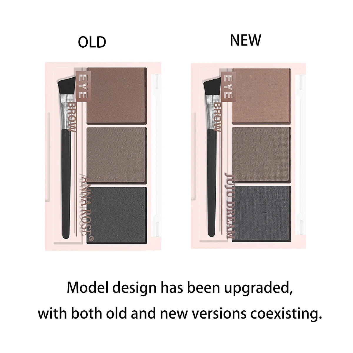 Three-color eyebrow powder shadow three-dimensional eyebrow shape waterproof and sweat-proof natural long-lasting eyebrow powder Good Vibrations