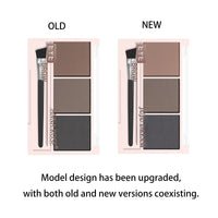 Three-color eyebrow powder shadow three-dimensional eyebrow shape waterproof and sweat-proof natural long-lasting eyebrow powder Good Vibrations
