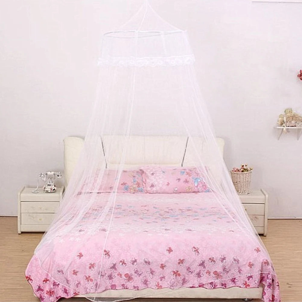 Bed Canopy Hanging Mosquito Net Princess Dome Foldable Bedcover for Children Good Vibrations