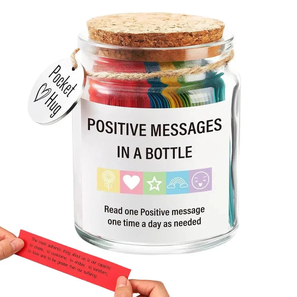 Encouraging Messages Bottle Positive Affirmation Jar Daily Encouraging Bottle For Friend Girlfriend Sister Wife Good Vibrations Adult Super Store