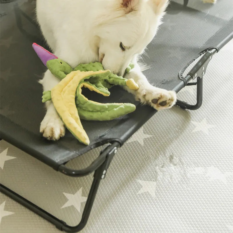 Dogs Bed Anti-moisturizing Chew Proof Dog Bed Breathable Dog Beds for Large Dogs Foldable Camping Sleeping Hanging ground Kennel Good Vibrations