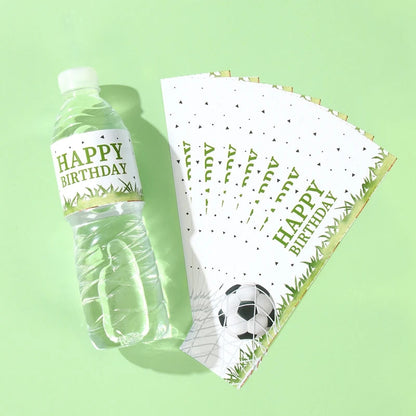 Football Party Disposable Tableware Boys Kids 1st Birthday Party Decorations Sports Soccer Theme Birthday Party Supplies Decor Good Vibrations