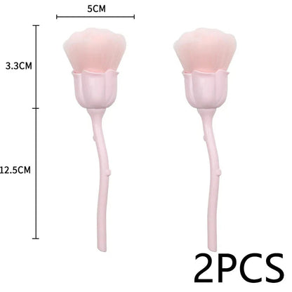 Rose-shaped Soft Brush For Manicure Nail Art Dust Brush Nail Dust Brush Gel Polish Dust Cleaning Nail Brushes Tool Nail Supplies Good Vibrations