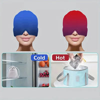 Ice Cap Hat headache hat Gel Hot Cold Ice Cap For Ice Hat Eye Mask Stress Pressure Good Vibrations