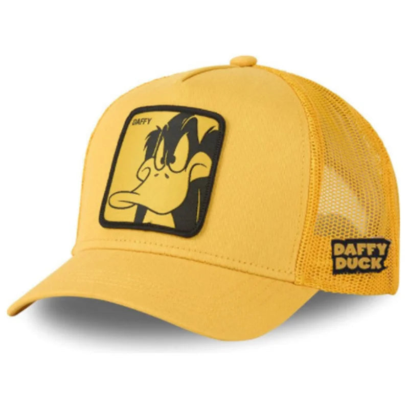 Hot Sale Unisex Anime Cartoon Cap High Quality Patch Draw Baseball Cap Men Trucker Hat Good Vibrations
