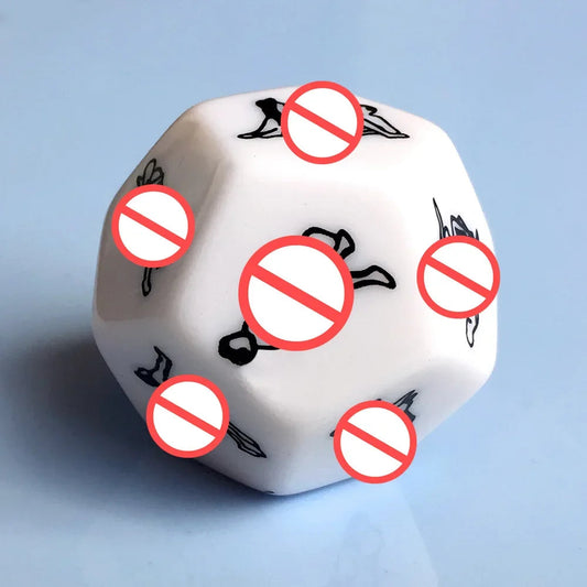 Sex Toys For Couples Women Adult Game Funny Sex Dice 6/12 Sides Romance Love Humour Gambling Erotic Crap Dice Bar Christmas Gift Good Vibrations Adult Super Store