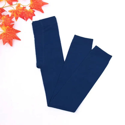 Plus Velvet Children Pants Winter Girls Leggings Warm Leggings For Kids Candy Colors Girls Trousers 3-9 Year Baby Leggins Good Vibrations