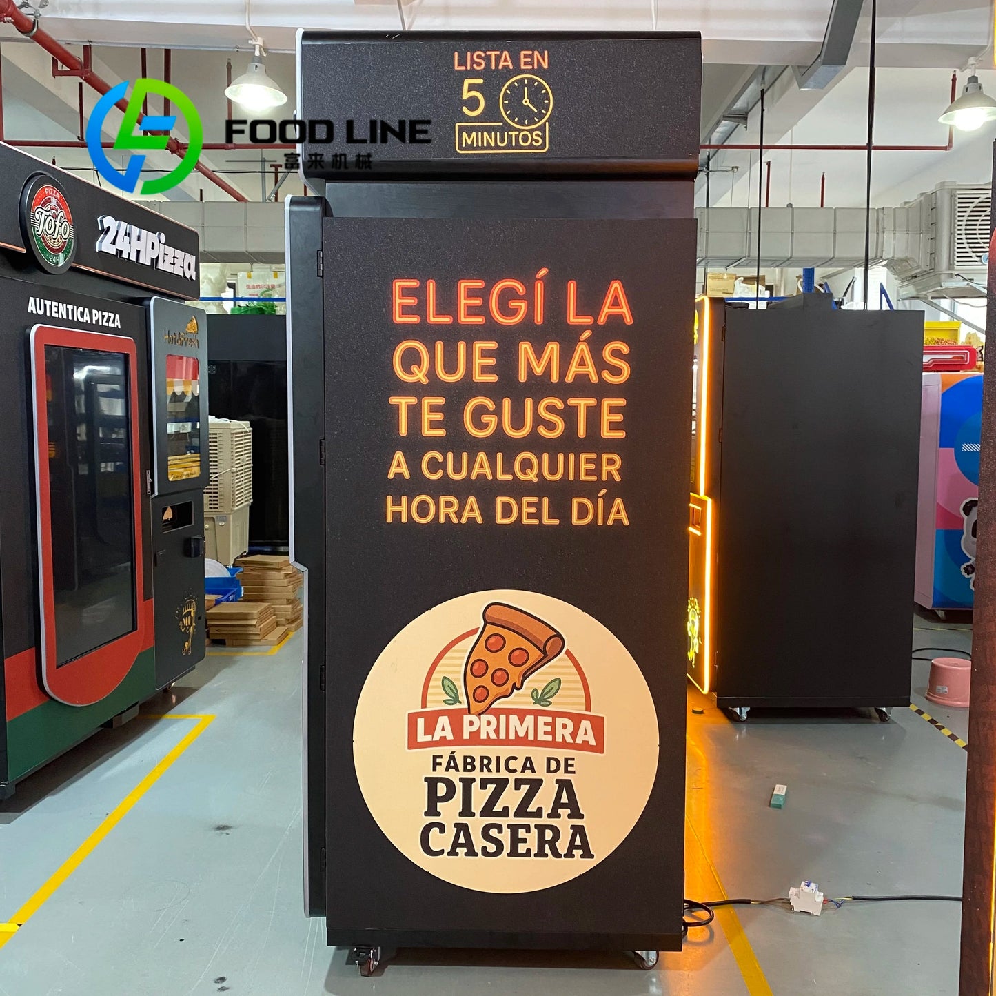 Fully Automatic Digital Touch Screen Pizza Vending Machine Smart Fresh Food for Commercial Business Hot Sale with SDK Function Good Vibrations