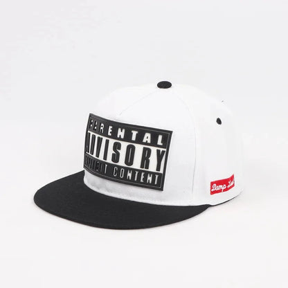 European and American cross-border hot three-dimensional letter printing baseball hat men and women flat brim hip-hop hat street Good Vibrations