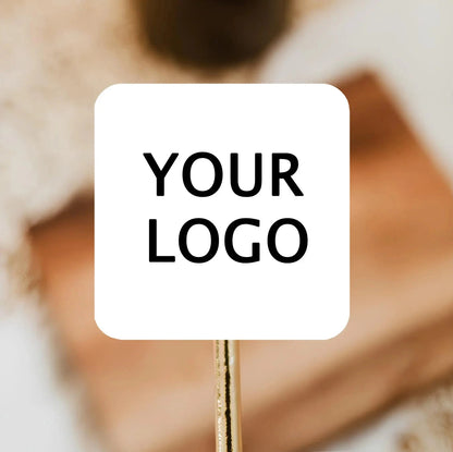 Custom Square Wedding Sticker, Personalized Wedding Stickers, Customizable Wedding Sticker, Wedding Thank You Stickers Good Vibrations