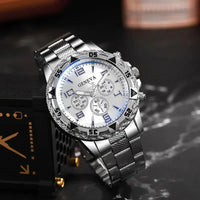 Men Watches Luxury Brand Watches for Men Fashion High Quality Quartz Wristwatches Business Steel Strap Sports Male Clock Good Vibrations