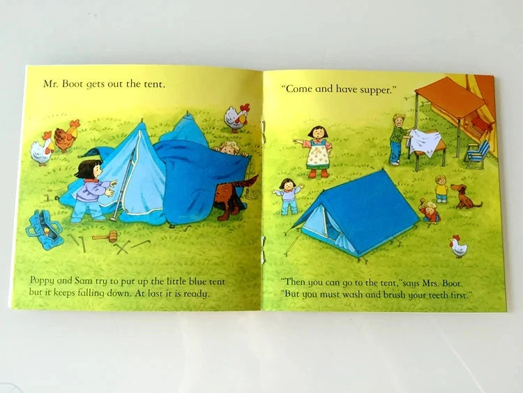 20Books/set 15X15Cm Kids Usborne Picture Books for Children Baby Famous Story English Child Book Educativo Infantil Good Vibrations