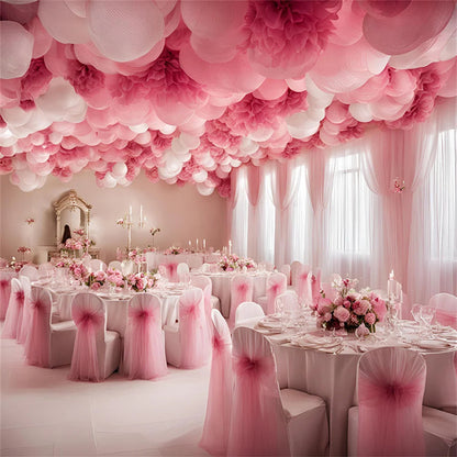 10/5/3/2/1M Wedding Tulle Backdrop Curtains,Sheer Backdrop Curtains,Birthday Party Baby Shower,Photography Backdrop Decor Good Vibrations