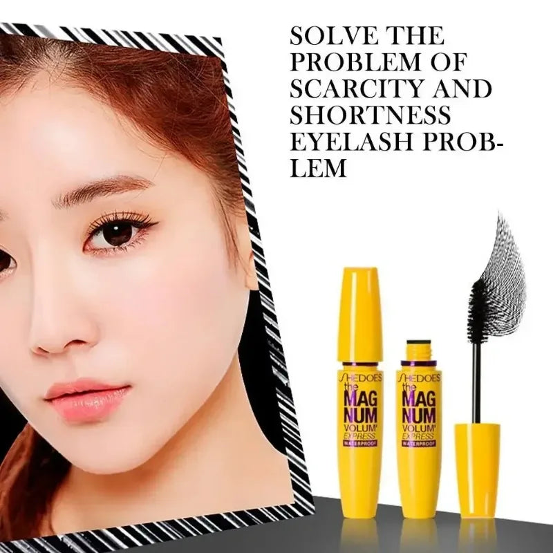1pcs New Brand Eyelash Mascara Makeup Kit Long Lasting Natural Waterproof Black Professional Eye Mascara Cosmetic Make Up Good Vibrations