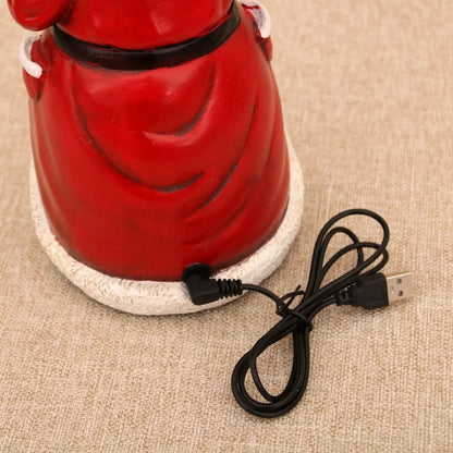 Christmas Ornament Decorations Christmas Resin Santa Snowmen Ornament With Lights Moving Train And Music Festive & Party Decor Good Vibrations