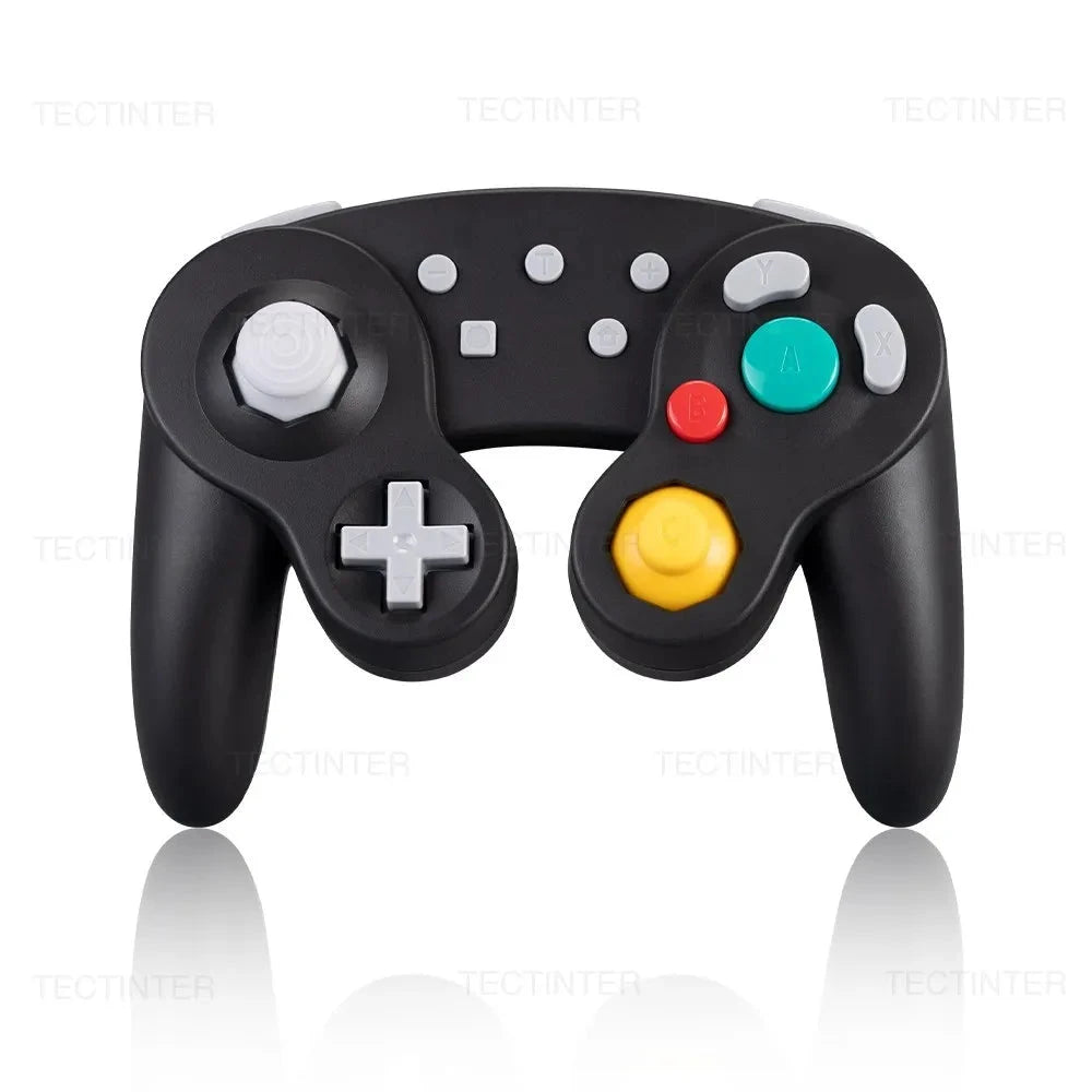 Bluetooth-Compatible Gamecube Controller For NS Switch 2/Switch Console Gamepad For Steam/Andriod/PC Joystick with Turbo Functio Good Vibrations