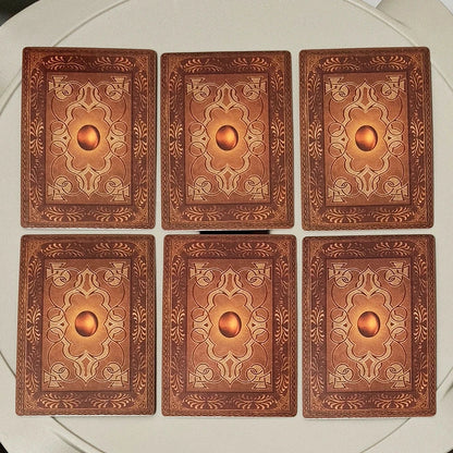 Thelema Lenormand Oracle Deck Double-embossed Cardstock 9*6cm 36 Esoteric Divination Cards for Daily Guidance Good Vibrations