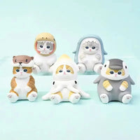 1Pc Random Send Mofusand Cat Blind Box Shark Cat Figure Toys Cos Marine Organism Dolls Blind Bag Decoration Kids Christmas Gift Good Vibrations