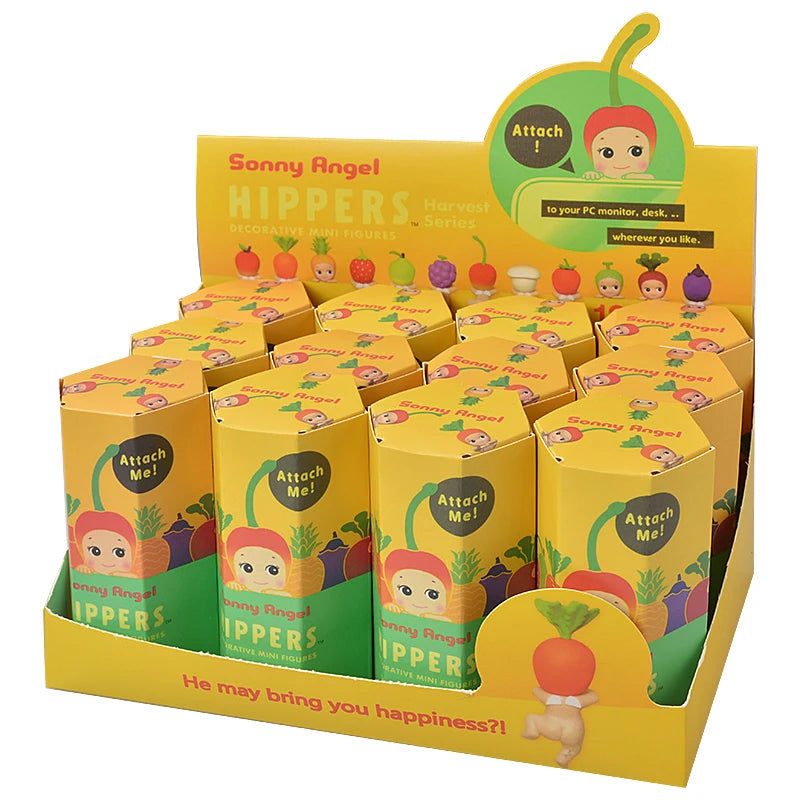 Sonny Angel Animal Blind Box 20th Anniversary Harvest Series Fruit Angel Anime Figures Dolls Toy For Children's Christmas Gift Good Vibrations
